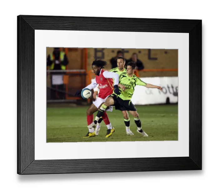 Framed Print : Arsenal vs. Chelsea Reserves: Alex Song and Jimmy Smith vs. Sergio Tejera Rodriguez - 1:1 Stalemate, Barclays Premier Reserve League, Underhill, Barnet, 25 / 3 / 08 Framed Print : Arsenal vs. Chelsea Reserves: Alex Song and Jimmy Smith vs. Sergio Tejera Rodriguez - 1:1 Stalemate, Barclays Premier Reserve League, Underhill, Barnet, 25 / 3 / 08