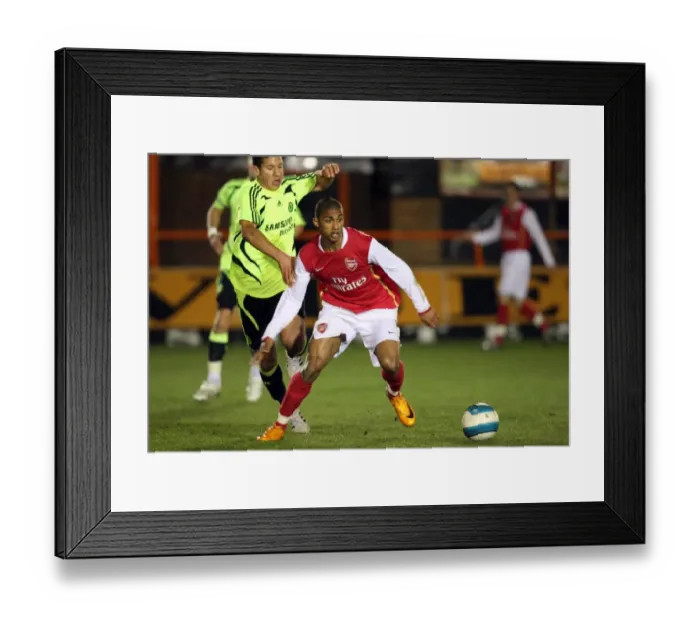 Framed Print : Armand Traore in Action: Arsenal vs. Chelsea Reserves - Barclays Premier Reserve League Stalemate, Underhill, Barnet, 25 / 3 / 08
