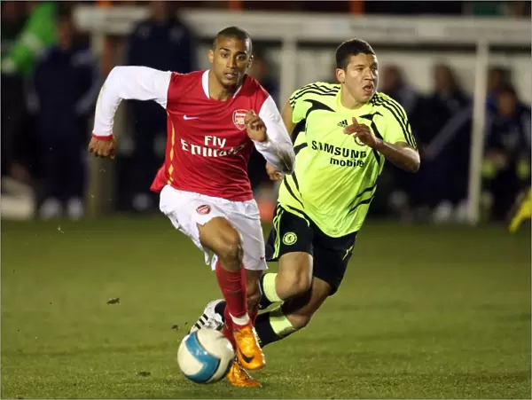 Armand Traore in Action: Arsenal Reserves vs. Chelsea Reserves, 1:1 Stalemate, Barclays Premier Reserve League, Underhill, Barnet, 25 / 3 / 08