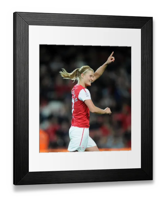 Framed Print : Katie Chapman celebrates scoring Arsenals 2nd goal. Arsenal Ladies 3: 1 Chelsea Ladies Framed Print : Katie Chapman celebrates scoring Arsenals 2nd goal. Arsenal Ladies 3: 1 Chelsea Ladies