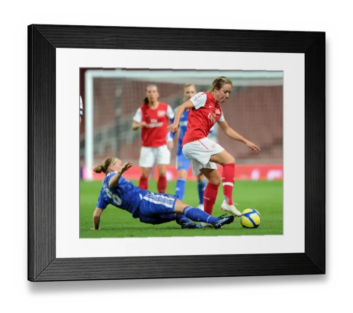 Framed Print : Clash of Titans: Davison vs. Buet - Arsenal Ladies vs. Chelsea LFC Showdown Framed Print : Clash of Titans: Davison vs. Buet - Arsenal Ladies vs. Chelsea LFC Showdown