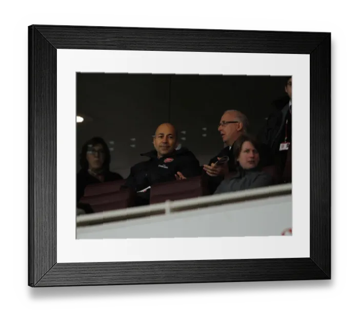 Framed Print : Ivan Gazidis, Arsenal CEO, Watches Arsenal Ladies Triumph Over Chelsea Ladies at Emirates Stadium