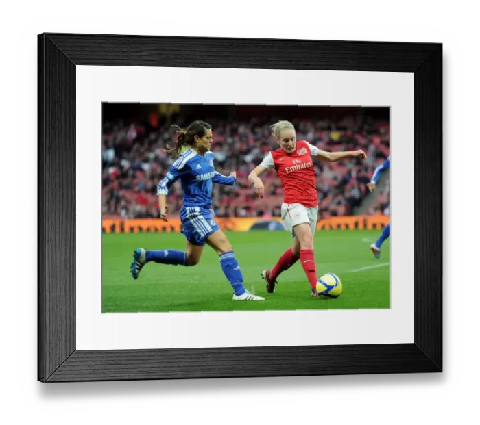 Framed Print : Clash of Titans: Kim Little vs. Claire Rafferty in Arsenal Ladies vs. Chelsea FC Showdown Framed Print : Clash of Titans: Kim Little vs. Claire Rafferty in Arsenal Ladies vs. Chelsea FC Showdown