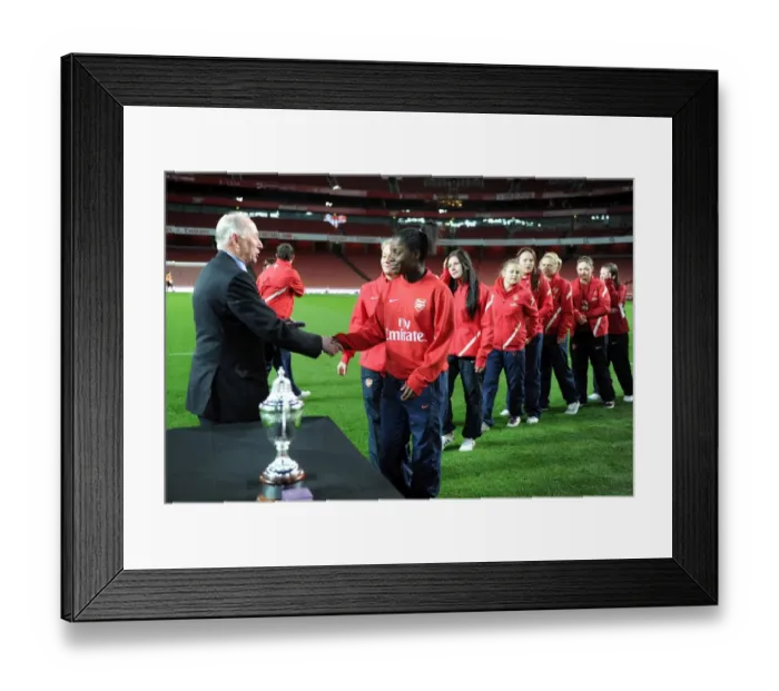 Framed Print : Arsenal Ladies Reserve Team Presentation. Arsenal Ladies 3: 1 Chelsea Ladies Framed Print : Arsenal Ladies Reserve Team Presentation. Arsenal Ladies 3: 1 Chelsea Ladies