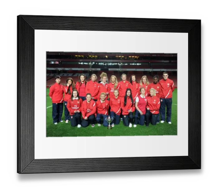 Framed Print : Arsenal Ladies Triumph: 3-1 FA Womens Super League Victory Over Chelsea Ladies at Emirates Stadium (April 26, 2012) Framed Print : Arsenal Ladies Triumph: 3-1 FA Womens Super League Victory Over Chelsea Ladies at Emirates Stadium (April 26, 2012)