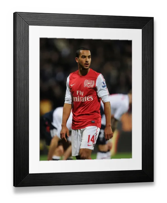 Framed Print : Theo Walcott in Action: Bolton Wanderers vs. Arsenal, Premier League 2011-12 Framed Print : Theo Walcott in Action: Bolton Wanderers vs. Arsenal, Premier League 2011-12