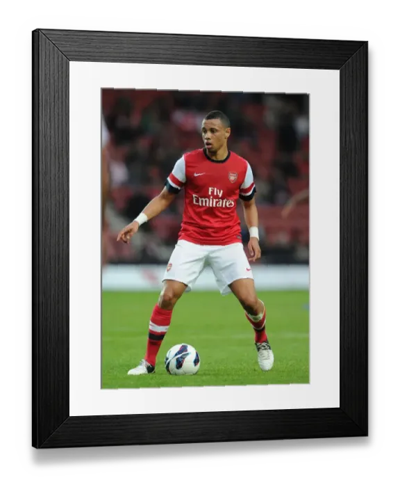 Framed Print : Francis Coquelin in Action: Southampton vs Arsenal - 2012 Pre-Season