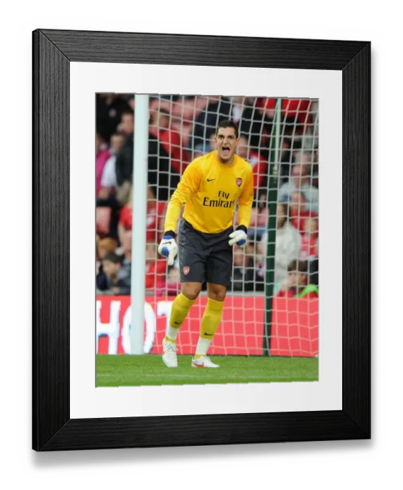 Framed Print : Vito Mannone in Action: Arsenal vs. Southampton, 2012 Pre-Season Clash Framed Print : Vito Mannone in Action: Arsenal vs. Southampton, 2012 Pre-Season Clash