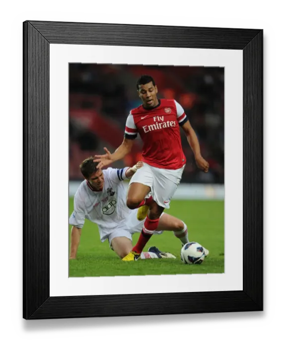 Framed Print : Andre Santos vs. Dean Hammond: A Pre-Season Battle at Southampton's St. Mary's Stadium (2012-13) Framed Print : Andre Santos vs. Dean Hammond: A Pre-Season Battle at Southampton's St. Mary's Stadium (2012-13)