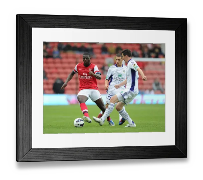 Framed Print : Arsenal vs. Anderlecht - 2012 Pre-Season Friendly: Danny Boateng in Action