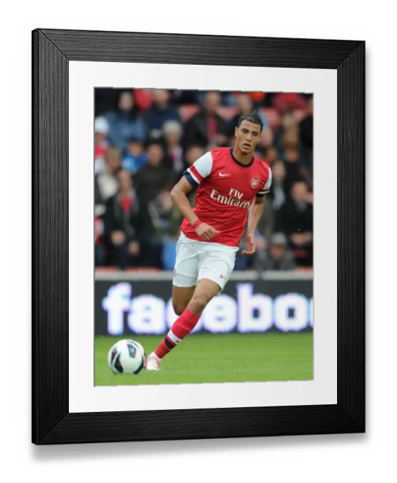 Framed Print : Marouane Chamakh (Arsenal). Arsenal 1: 0 Anderlecht. The Markus Liebherr Memorial Cup