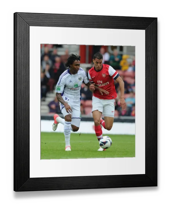 Framed Print : Arsenal vs. Anderlecht: Clash of the Legends - Chamakh vs. Kanu (2012-13 Pre-Season) Framed Print : Arsenal vs. Anderlecht: Clash of the Legends - Chamakh vs. Kanu (2012-13 Pre-Season)