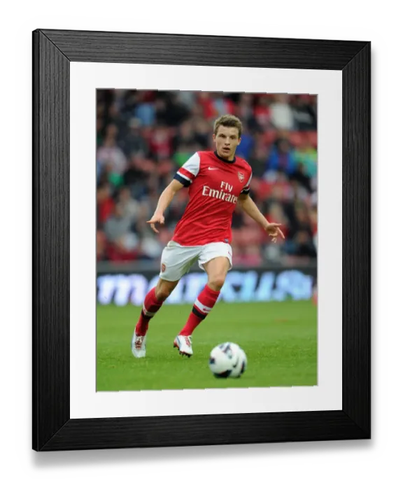 Framed Print : Thomas Eisfeld in Action: Arsenal vs. Anderlecht, 2012 Pre-Season Friendly