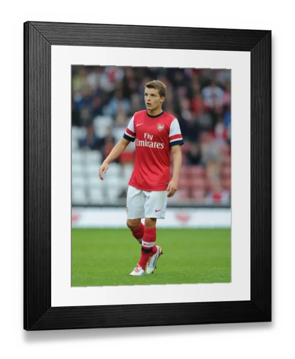 Framed Print : Thomas Eisfeld in Action: Arsenal vs. Anderlecht (2012-13) Pre-Season