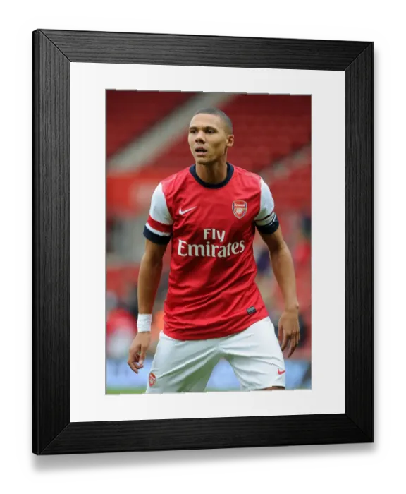 Framed Print : Kieran Gibbs in Pre-Season Action: Arsenal vs. Anderlecht (2012-13) Framed Print : Kieran Gibbs in Pre-Season Action: Arsenal vs. Anderlecht (2012-13)
