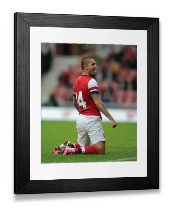 Framed Print : Henri Lansbury's Goal: Arsenal vs. Anderlecht, 2012 Pre-Season