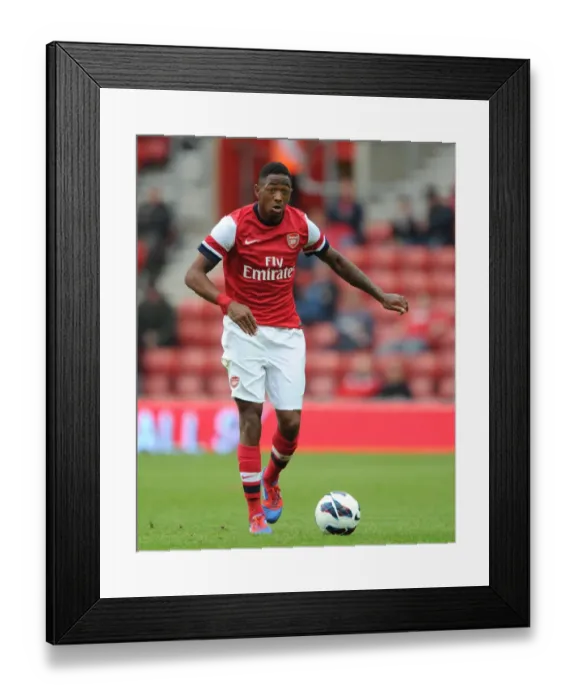 Framed Print : Sanchez Watt Scores the Winning Goal: Arsenal 1:0 Anderlecht - The Markus Liebherr Memorial Cup