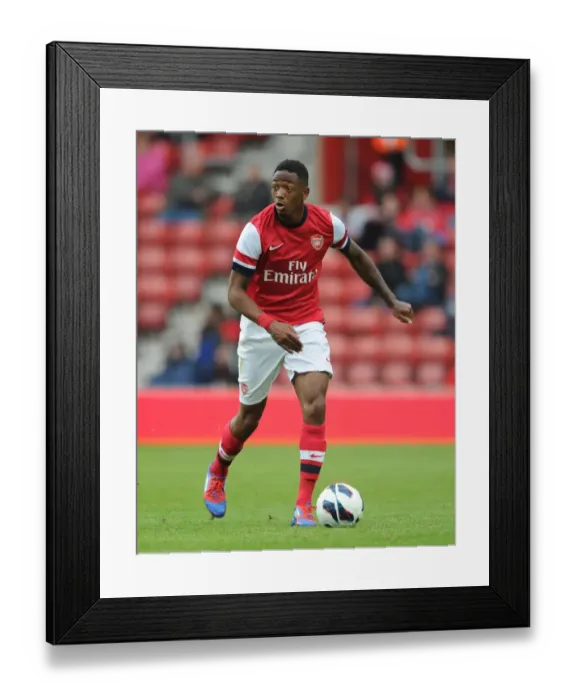 Framed Print : Sanchez Watt (Arsenal). Arsenal 1: 0 Anderlecht. The Markus Liebherr Memorial Cup Framed Print : Sanchez Watt (Arsenal). Arsenal 1: 0 Anderlecht. The Markus Liebherr Memorial Cup