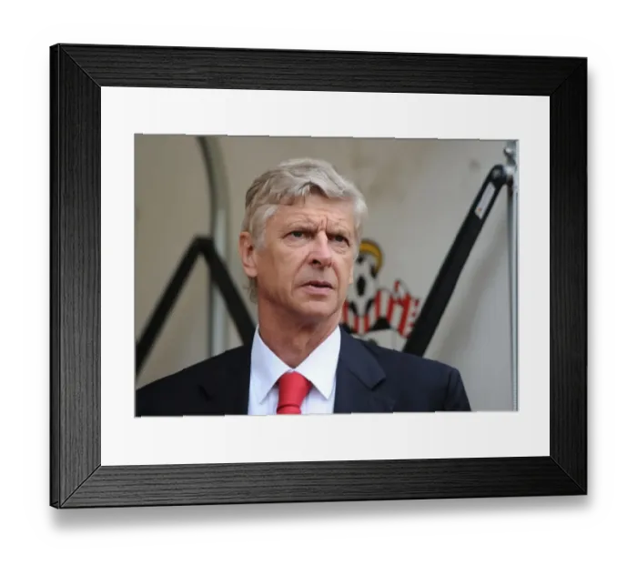 Framed Print : Arsene Wenger Pre-Season 2012-13: Arsenal v Anderlecht at St. Mary's Stadium