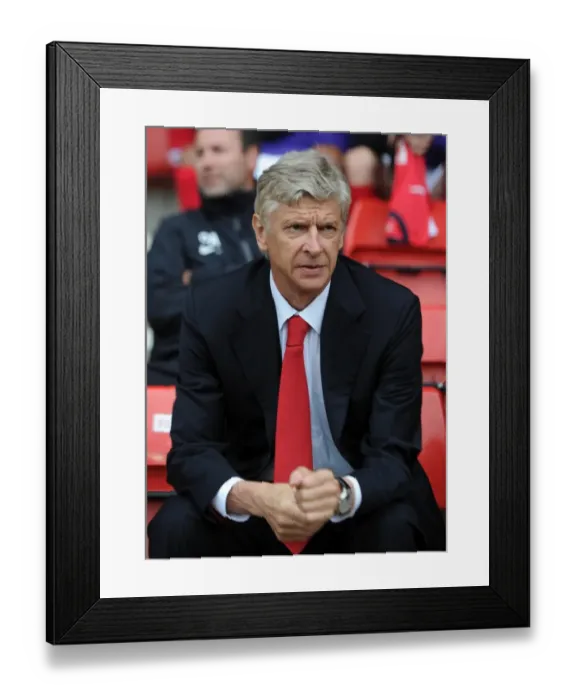 Framed Print : Arsene Wenger: Arsenal Manager at 2012 Pre-Season Match against Anderlecht