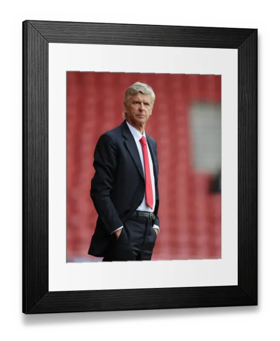 Framed Print : Arsene Wenger at Arsenal's Pre-Season Match Against Anderlecht (2012-13) Framed Print : Arsene Wenger at Arsenal's Pre-Season Match Against Anderlecht (2012-13)