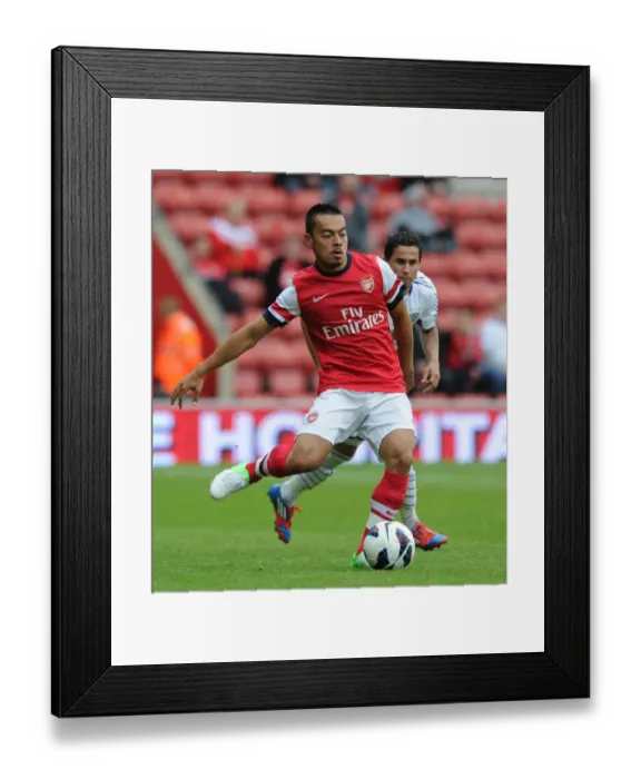 Framed Print : Arsenal's Nico Yennaris in Action against Anderlecht in 2012-13 Pre-Season
