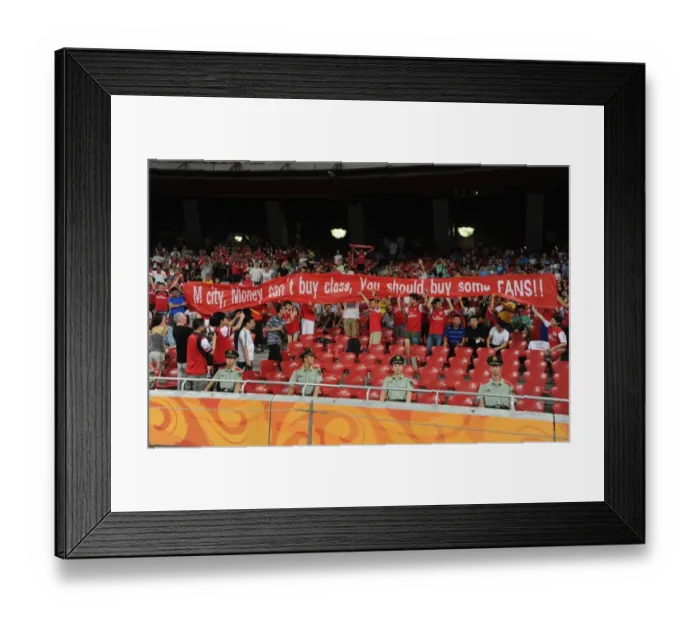 Framed Print : Arsenal Fans in Beijing: A Sea of Red and White during the 2012 Pre-Season Clash against Manchester City Framed Print : Arsenal Fans in Beijing: A Sea of Red and White during the 2012 Pre-Season Clash against Manchester City