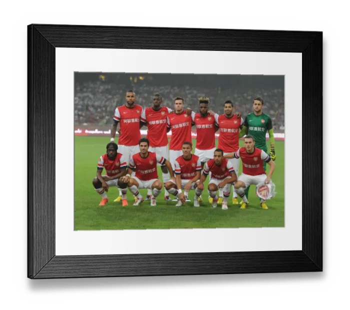 Framed Print : Arsenal vs. Manchester City: 2012 Pre-Season Clash in Beijing Framed Print : Arsenal vs. Manchester City: 2012 Pre-Season Clash in Beijing