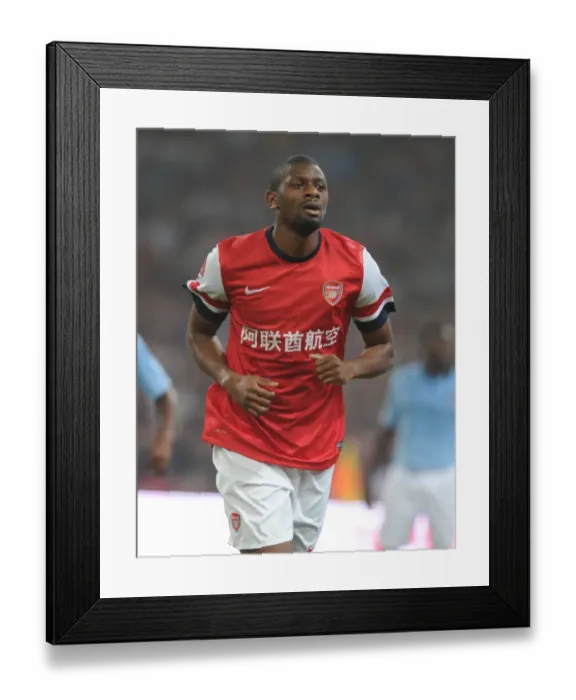 Framed Print : Arsenal FC vs Manchester City: 2012 Pre-Season Clash in Beijing