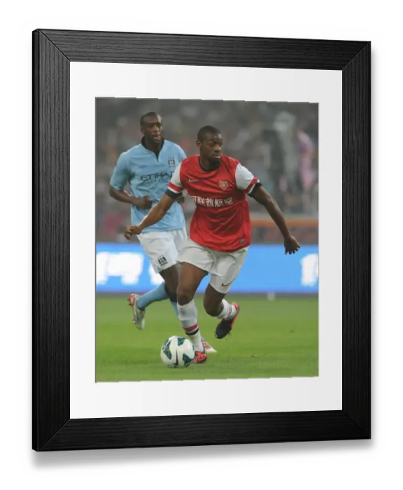 Framed Print : Arsenal vs Manchester City: Pre-Season Clash in Beijing, 2012