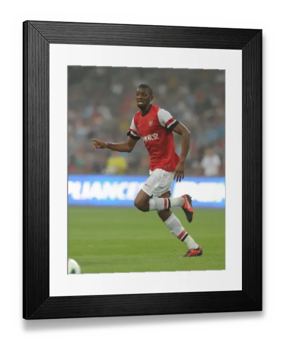 Framed Print : Arsenal's Abou Diaby Shines in Pre-Season Clash Against Manchester City, Beijing 2012 Framed Print : Arsenal's Abou Diaby Shines in Pre-Season Clash Against Manchester City, Beijing 2012