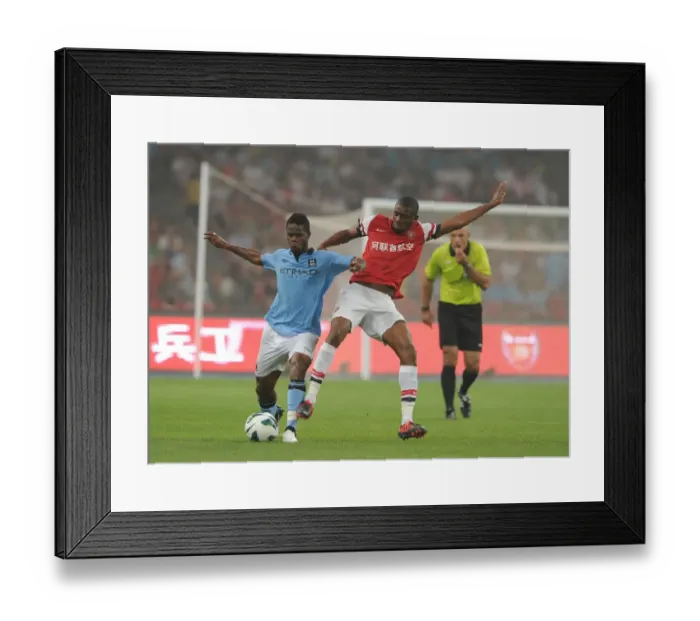 Framed Print : Arsenal vs. Manchester City: Clash in Beijing, 2012 - Pre-Season Friendly Framed Print : Arsenal vs. Manchester City: Clash in Beijing, 2012 - Pre-Season Friendly
