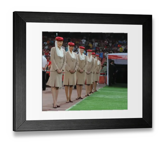 Framed Print : Arsenal vs Manchester City: Pre-Season Showdown in Beijing, 2012