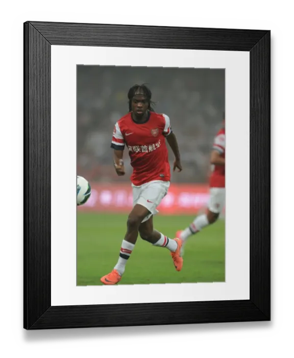 Framed Print : Arsenal vs Manchester City: 2012 Pre-Season Clash in Beijing