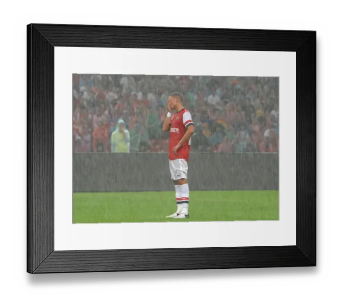 Framed Print : Arsenal vs Manchester City: 2012 Pre-Season Clash in Beijing