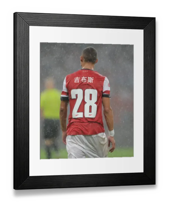 Framed Print : Arsenal vs. Manchester City: Pre-Season Showdown in Beijing, 2012