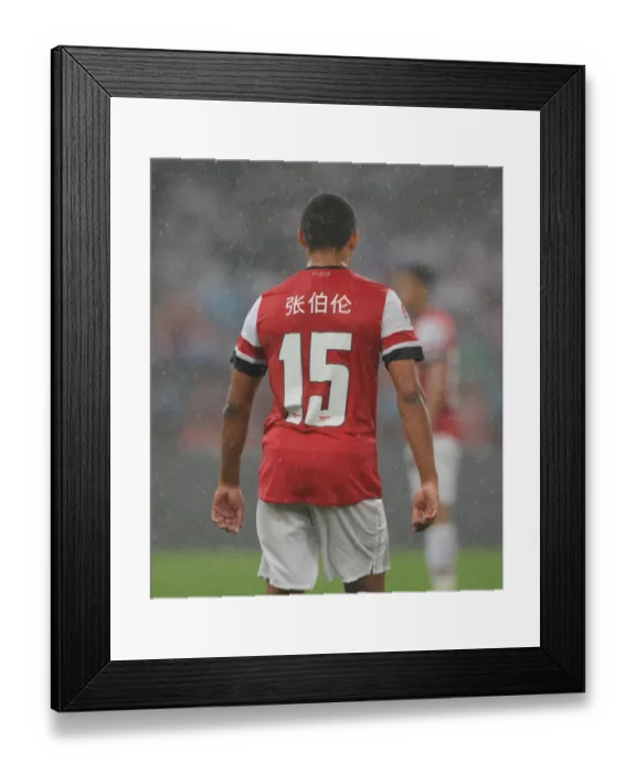 Framed Print : Arsenal vs Manchester City: 2012 Pre-Season Clash in Beijing