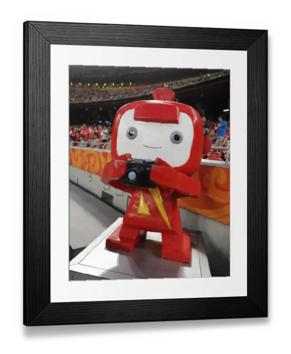 Framed Print : Arsenal vs Manchester City: Pre-Season Clash in Beijing, 2012