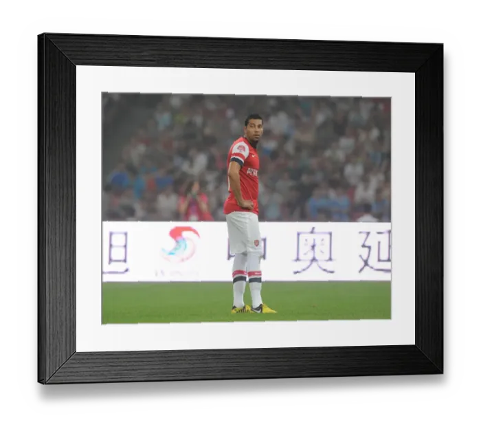 Framed Print : Arsenal vs Manchester City: Pre-Season Face-Off in Beijing, 2012