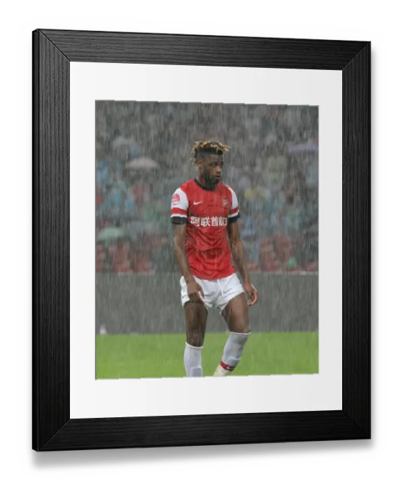 Framed Print : Battle in Beijing: Arsenal vs Manchester City, 2012 - Pre-Season Clash
