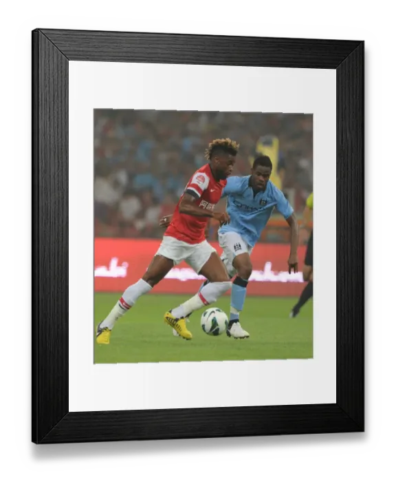 Framed Print : Arsenal vs Manchester City: Pre-Season Clash in Beijing - 2012-13