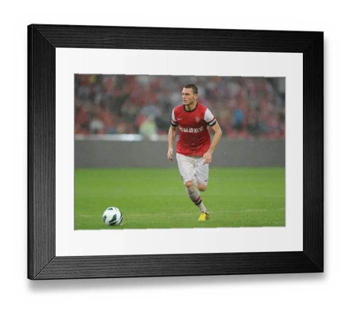 Framed Print : Arsenal FC vs Manchester City: Clash in Beijing's Birds Nest Stadium (2012)
