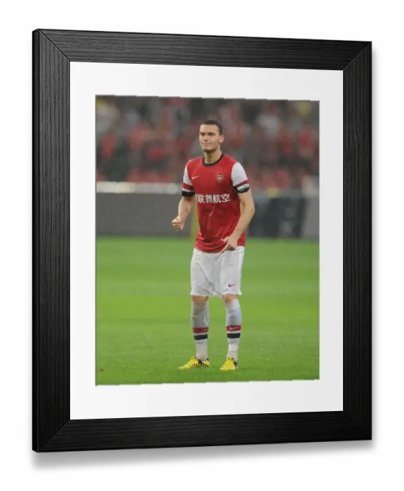 Framed Print : Arsenal vs. Manchester City: 2012 Pre-Season Clash in Beijing