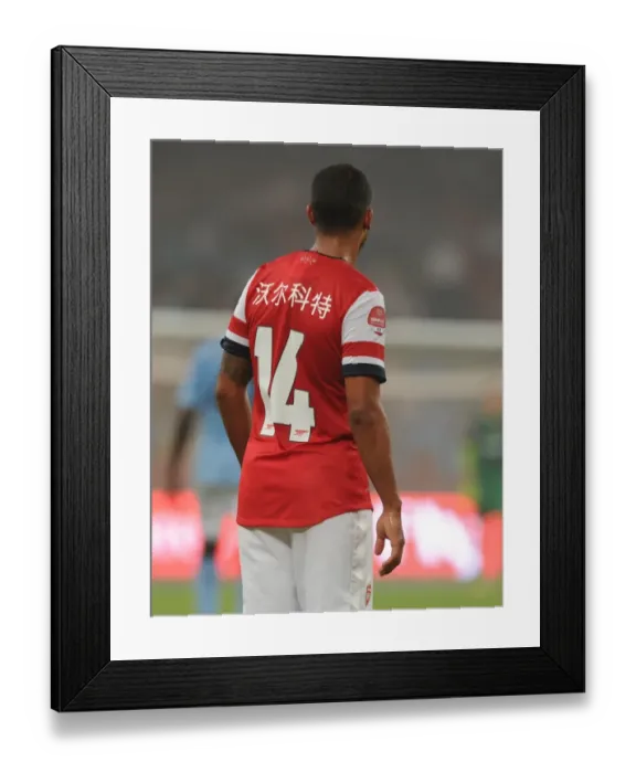 Framed Print : Arsenal vs Manchester City: Theo Walcott at the Bird's Nest Stadium (2012-13 Pre-Season) Framed Print : Arsenal vs Manchester City: Theo Walcott at the Bird's Nest Stadium (2012-13 Pre-Season)