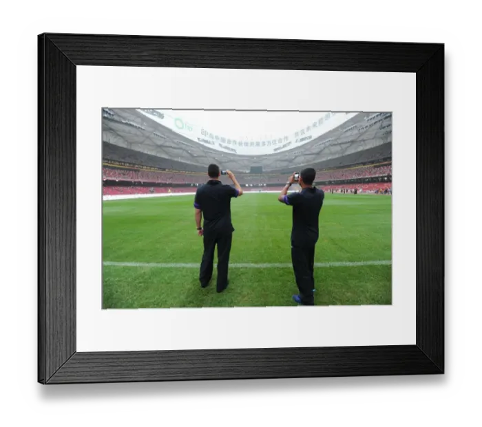 Framed Print : Arsenal FC: Walcott vs Mannone - Pre-Season Clash with Manchester City in Beijing, 2012 Framed Print : Arsenal FC: Walcott vs Mannone - Pre-Season Clash with Manchester City in Beijing, 2012