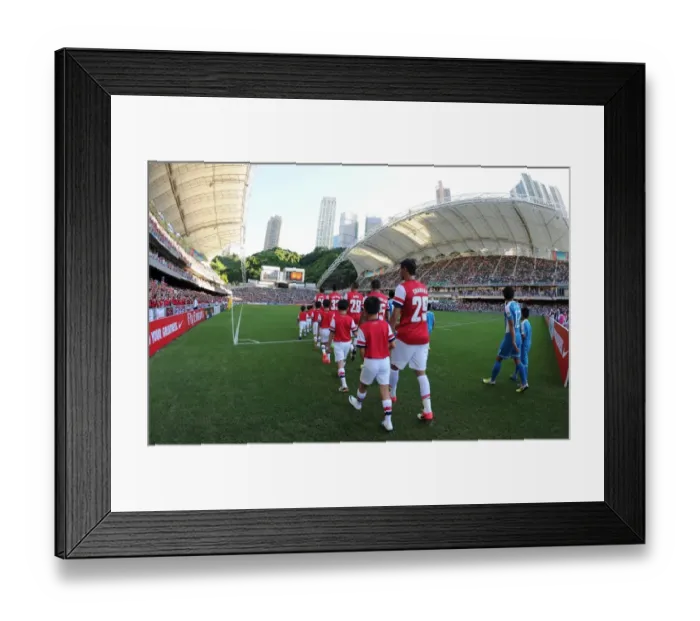 Framed Print : Arsenal's Asian Tour: Kitchee FC vs Arsenal (2012) Framed Print : Arsenal's Asian Tour: Kitchee FC vs Arsenal (2012)