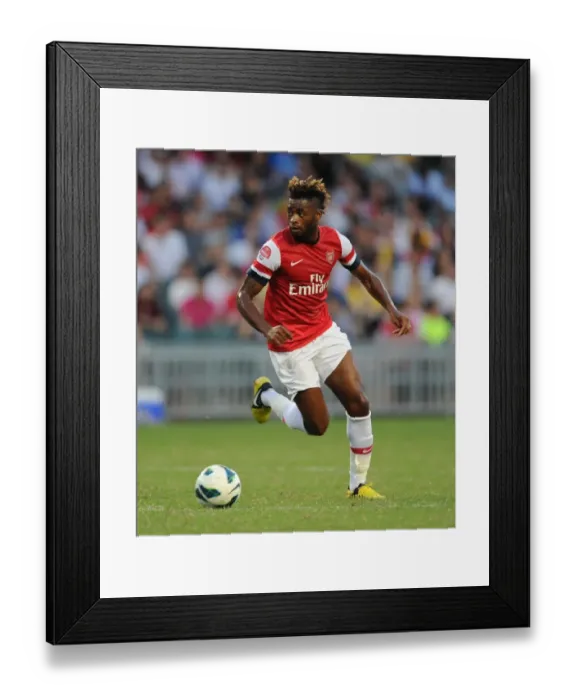 Framed Print : Alex Song in Action: Arsenal FC vs Kitchee FC, 2012