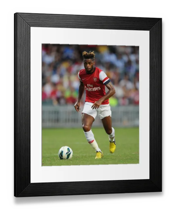Framed Print : Alex Song in Action: Arsenal FC vs Kitchee FC, 2012 - Pre-Season Friendly