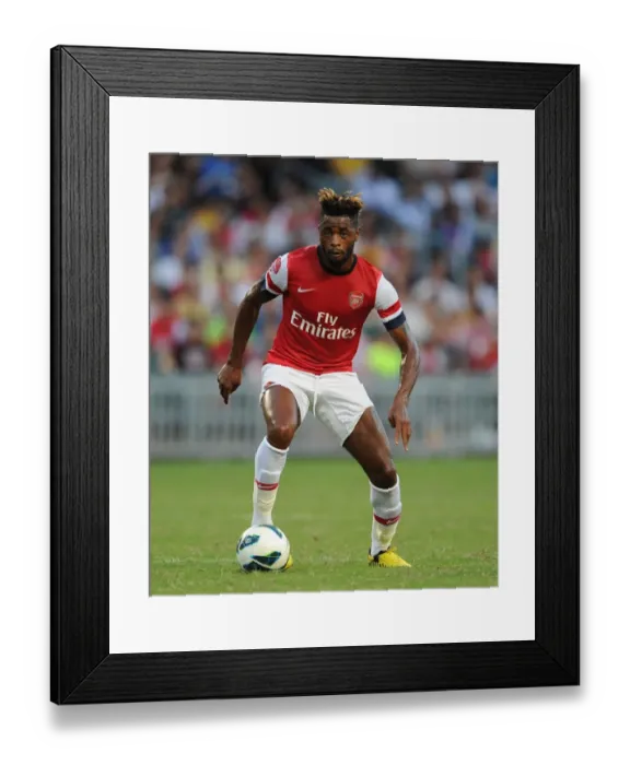 Framed Print : Alex Song in Action: Kitchee FC vs Arsenal FC, Hong Kong 2012 Framed Print : Alex Song in Action: Kitchee FC vs Arsenal FC, Hong Kong 2012