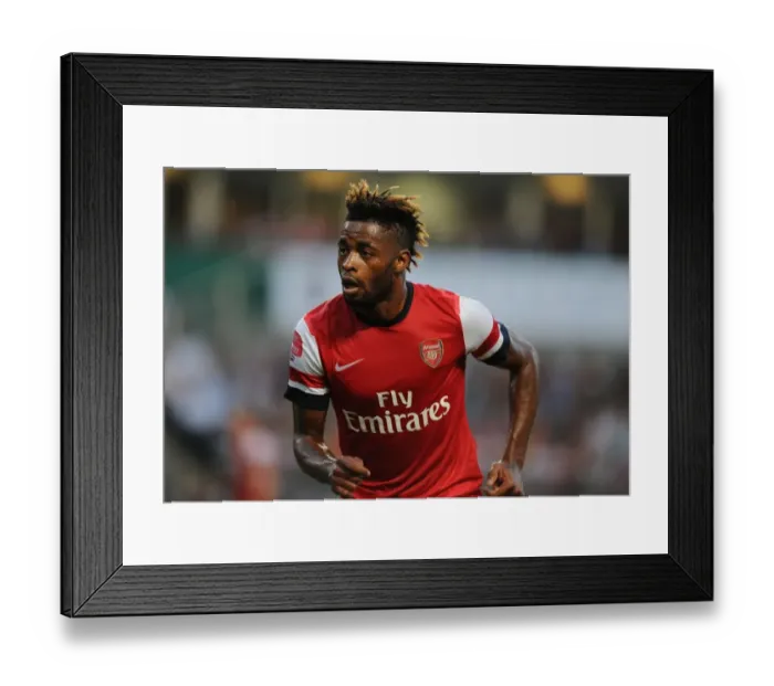 Framed Print : Alex Song in Action: Arsenal's Pre-Season Clash with Kitchee FC in Hong Kong, 2012 Framed Print : Alex Song in Action: Arsenal's Pre-Season Clash with Kitchee FC in Hong Kong, 2012